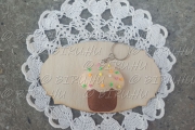 Muffinos kulcstartó