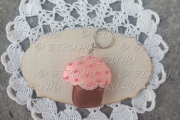 Muffinos kulcstartó